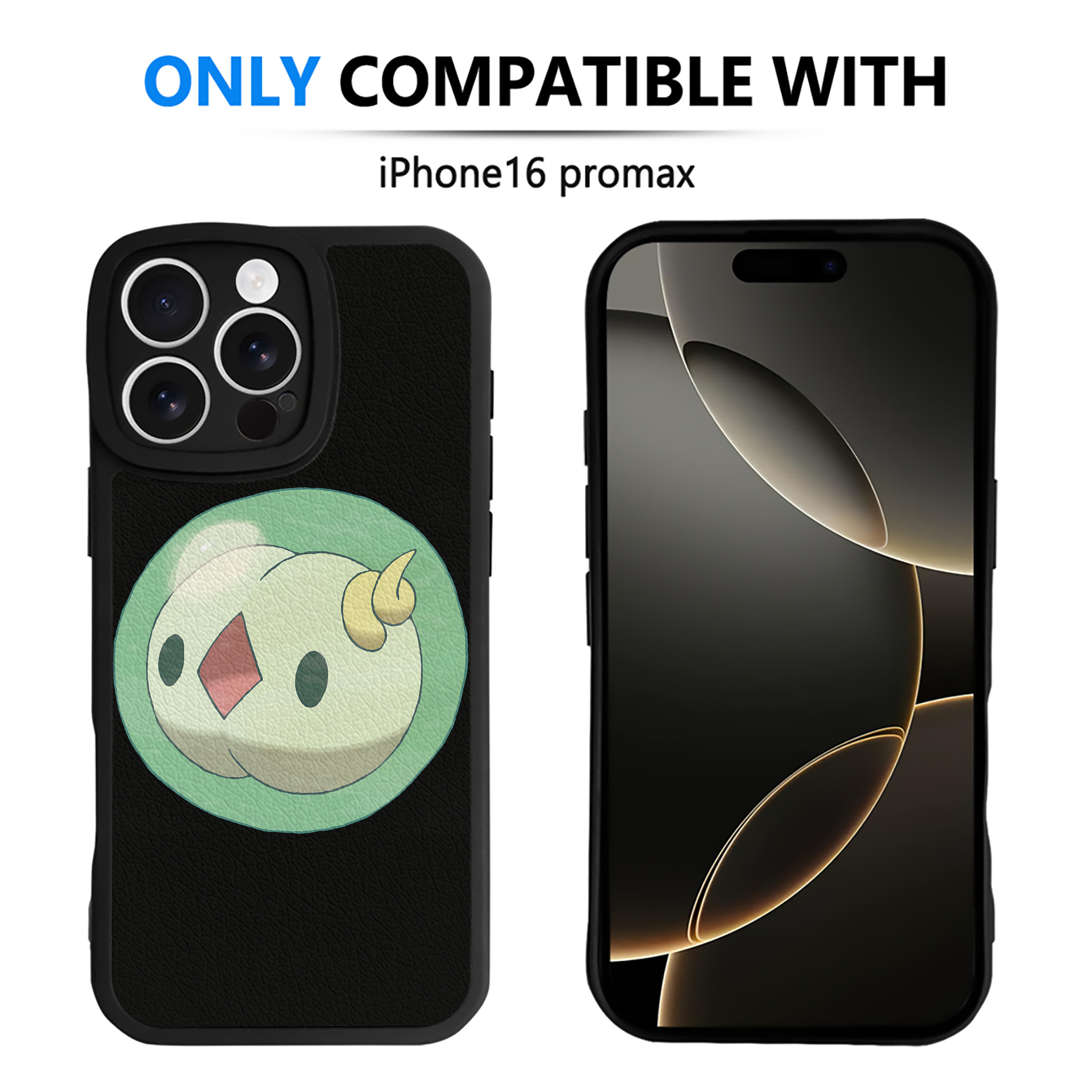 （画像用） ポケットモンスター Pokémon 【iPhone 16シリーズ対応】シリコンスマホケース（レザー調） 材質：シリコン
